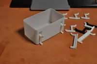 Boîte de rangement pour panneau perforé — photo 2