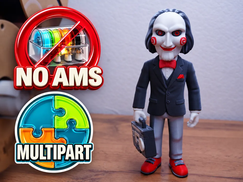 Billy the Puppet [ Saw ] - Free 3D Print Model - MakerWorld