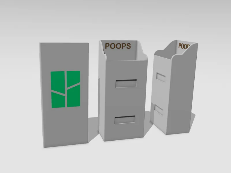 THE PERFECT POOP CHUTE (WITH GIVEN BAMBU MAGNETS)