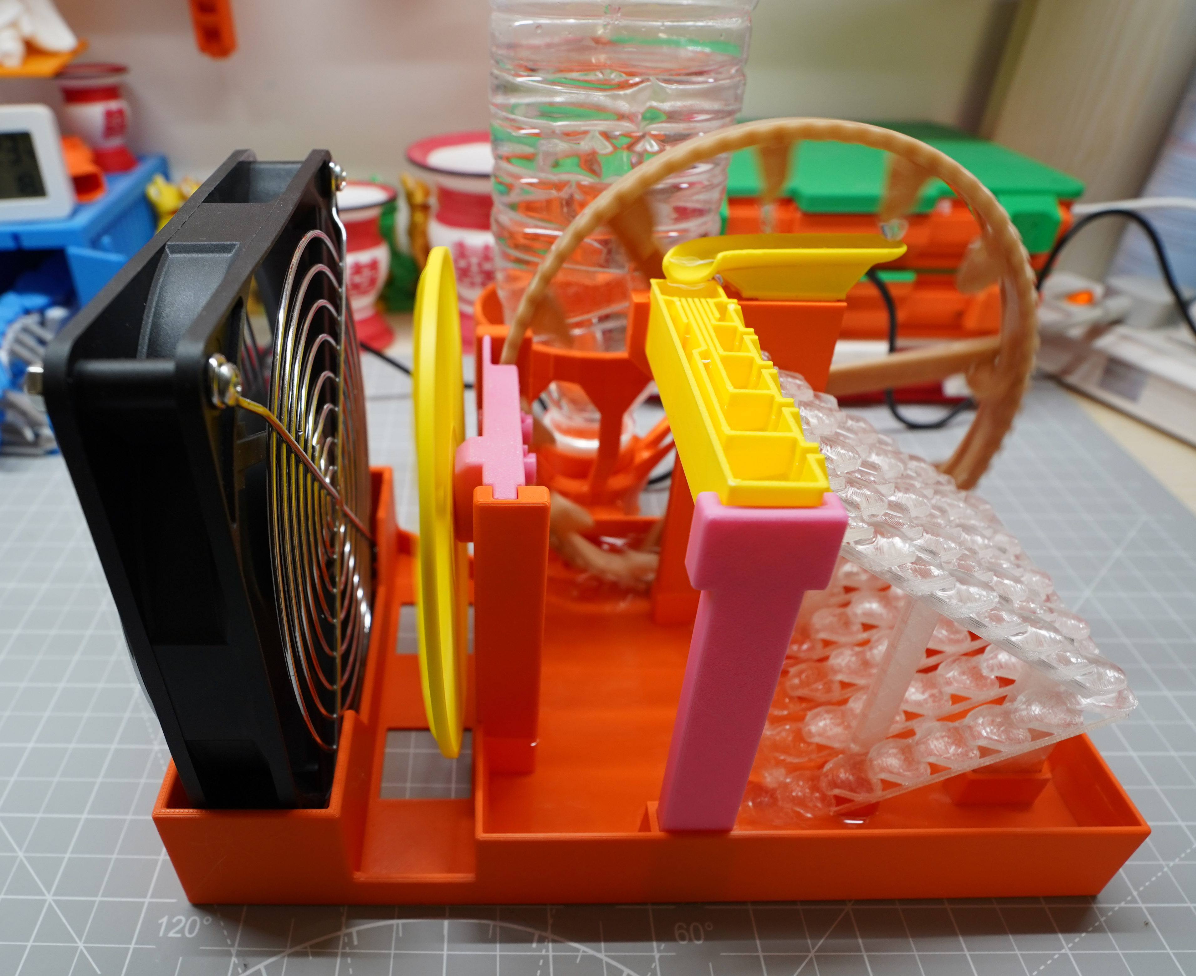 Miniatura 3 do modelo 3D 风力加湿器