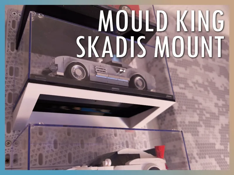 Skadis Halterung für MouldKing Modellauto-Vitrinen