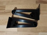 Top and Bottom Shelves x2 for 19mm Rod