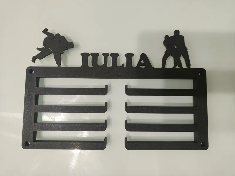 Judo Medal Holder – Wall Display Rack