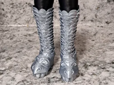 Elf On A Shelf Demon KISS Boots/legs