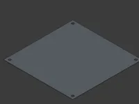 Plaque de protection 230 x 230 mm — photo 2