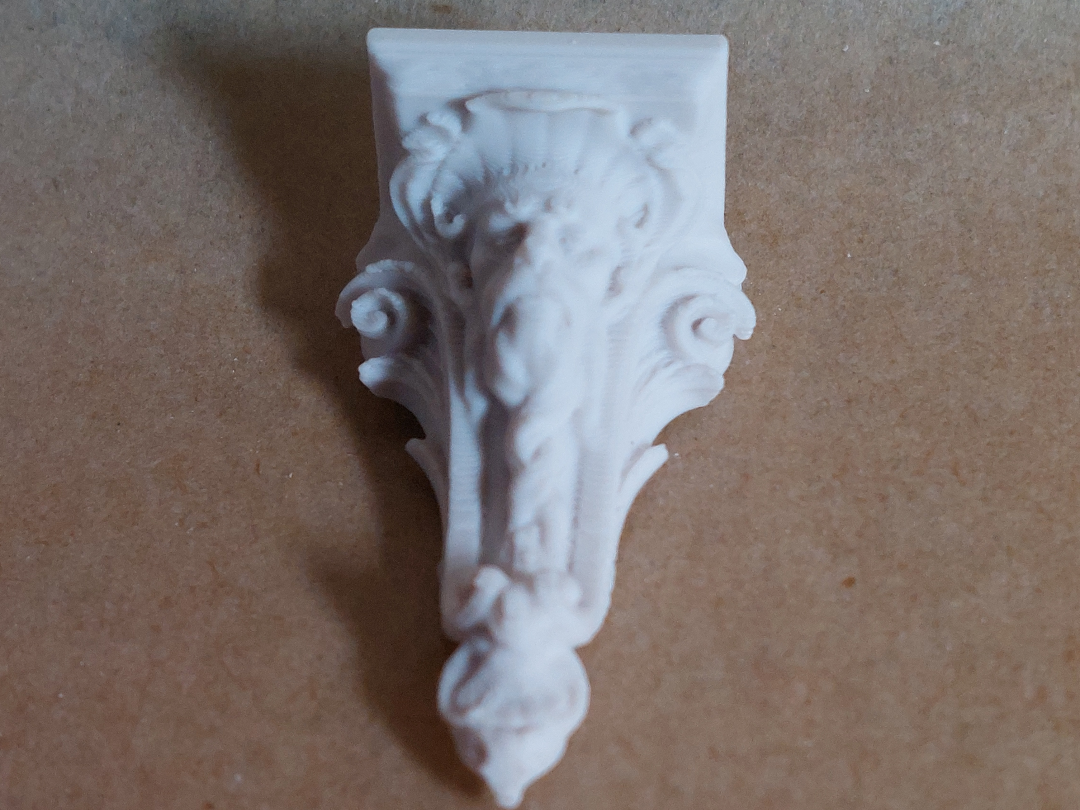 Miniature Bearded Man Corbel
