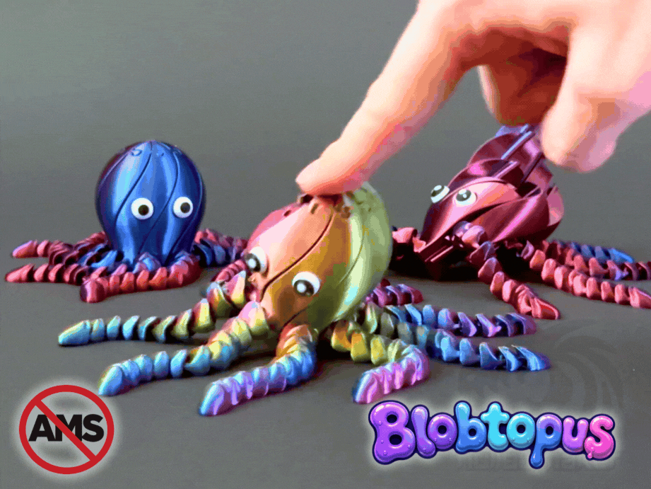 Blobtopus - Articulated  Twisty Slime Octopus
