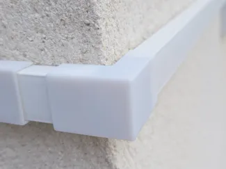 90° Right Angle Connector for 20x10 Cable Trunking