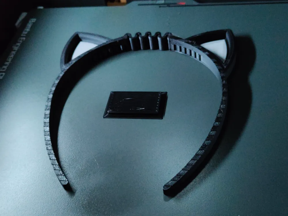 Kitty Ear Headband (AMS) Remixed by Zetta Art - MakerWorld