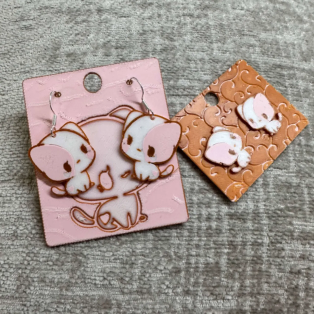 Cute Kitty Earrings view 2