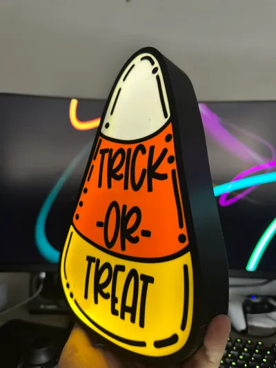 Candy Corn Trick or Treat Light box by eulisesalarcon MakerWorld ...