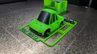Three colors, 0.08mm layer, 2 walls, 15% infill