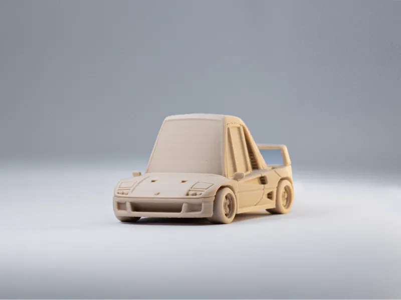 Tooned Ferrari F40 Kit Card