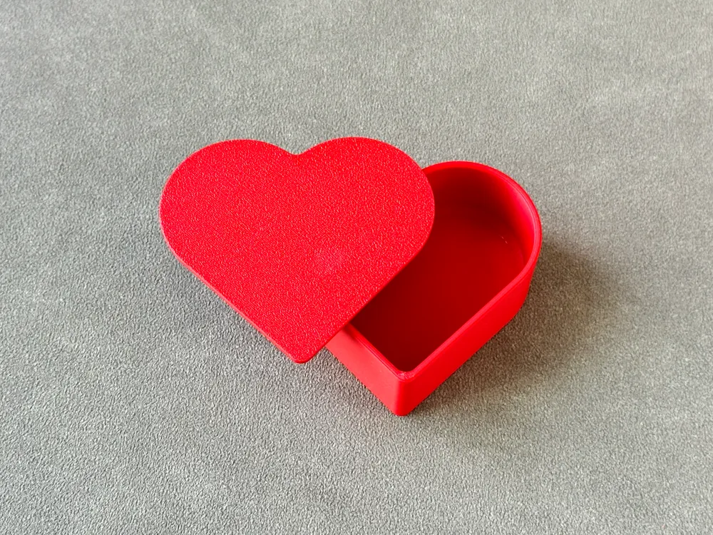 Heart Gift Box with Lid – Valentine Edition - Free 3D Print Model ...