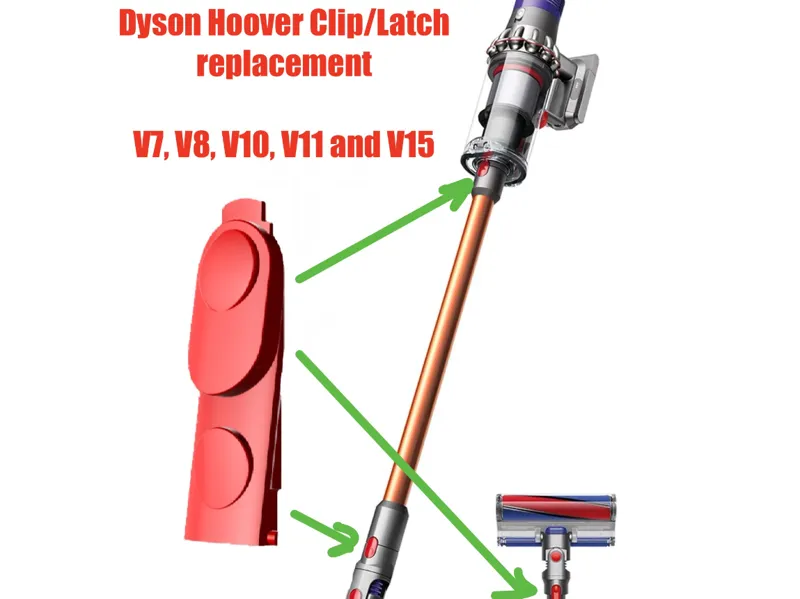 Dyson latch replacement/repair for V7-15 models