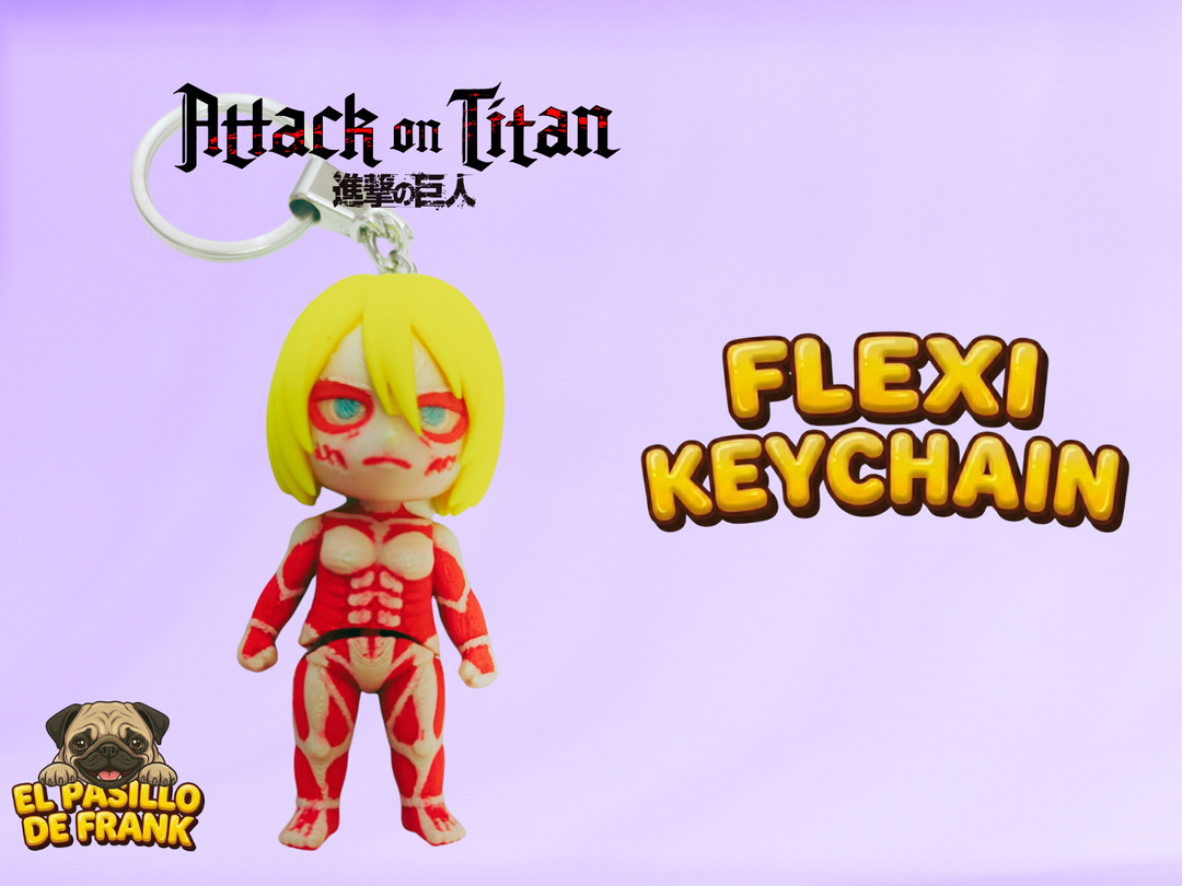 Titán Hembra Flexi-Keychain 