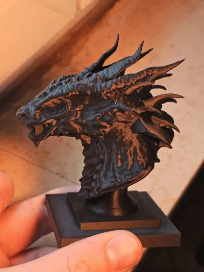 Figura decorativa de cabeza de dragón de diseño especial, adorno coleccionable
