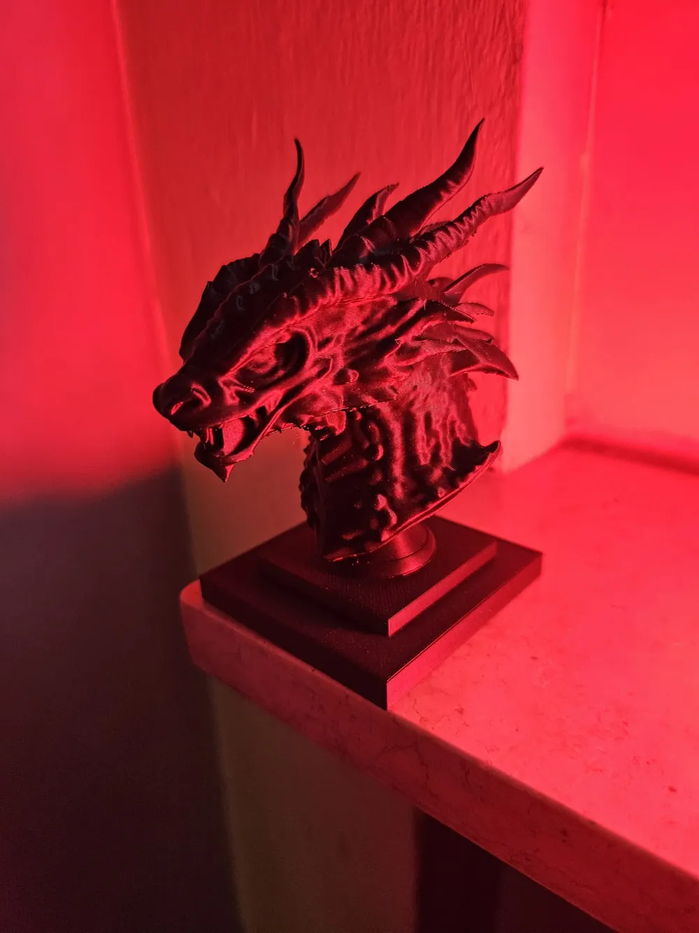 Figura decorativa de cabeza de dragón de diseño especial, adorno coleccionable