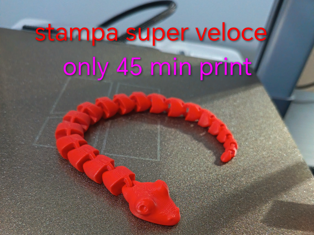 snake/serpente fidget articolato