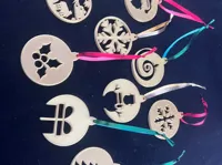 Lot de décorations de sapin plates — photo 1
