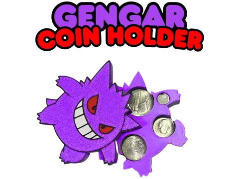Soporte: Gengar Coin Holder — referencia de MakerWorld