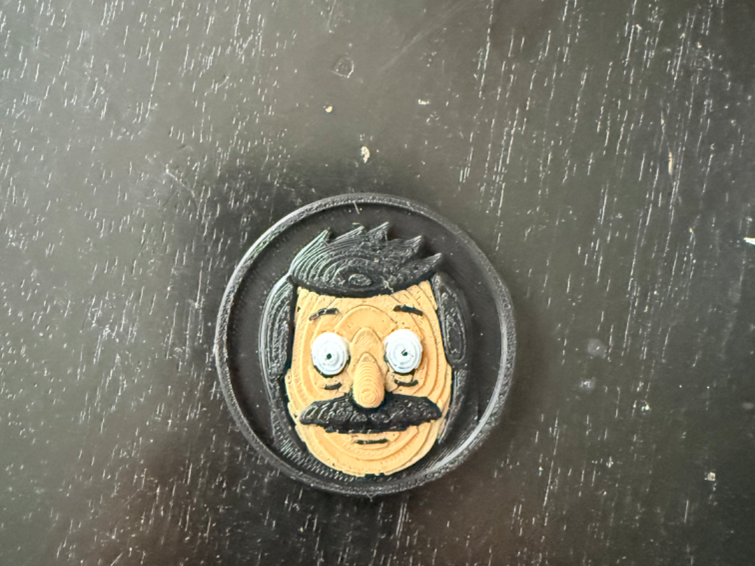 Bob's burger large golf ball marker