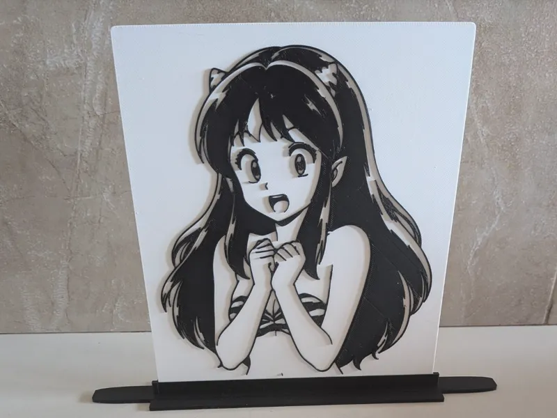 Lamu Anime Desk Decor