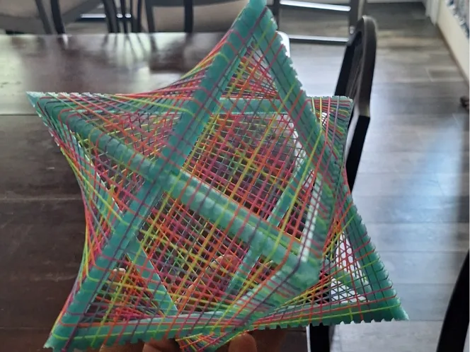 tesseract string lamp