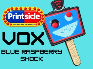 Vox "Blue Raspberry Shock" Printsicle