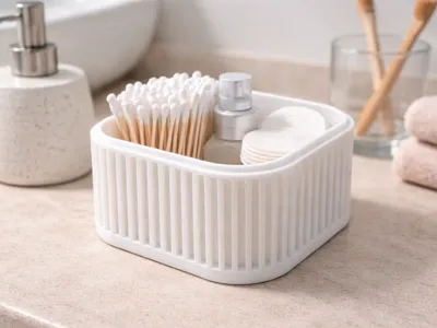 Modular Stackable Storage box S 80x80x40 with Lid