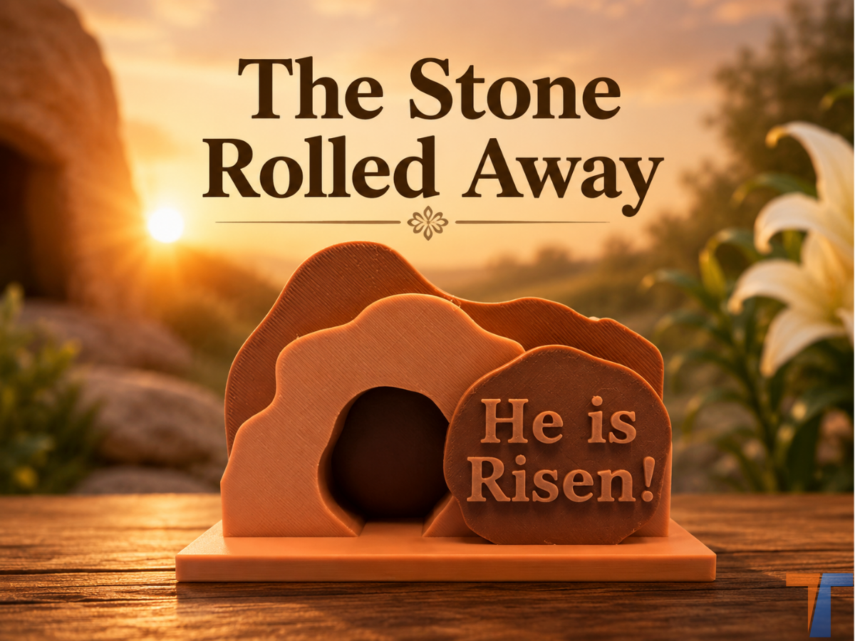 "He is Risen!" Easter empty tomb
