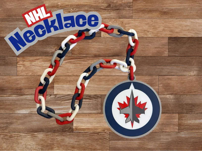 NHL Teams Chain Necklace - Winnipeg Jets