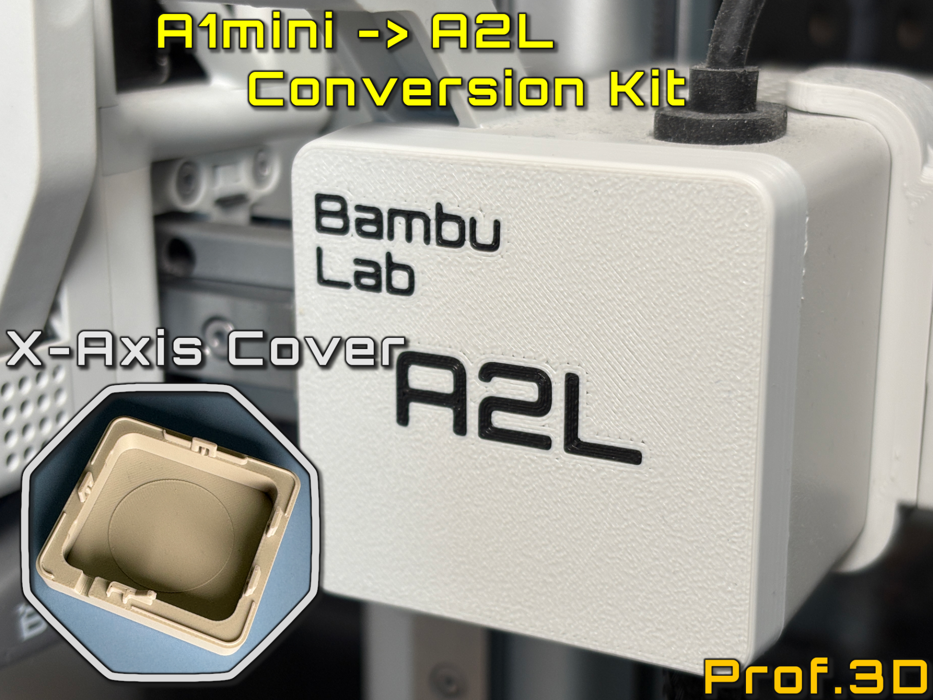 Bambu Lab A1mini to A2L Conversion Kit ⧸ New Name