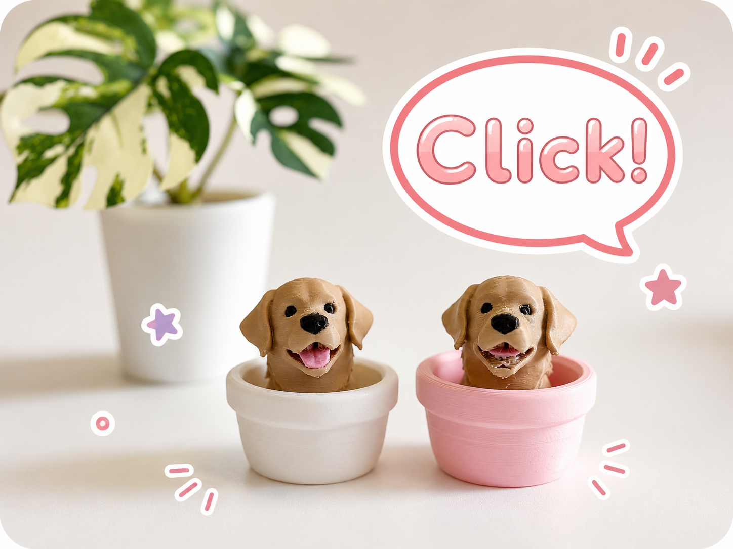 Labrador Pot Clicker 3D model