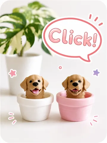 Objeto manipulable: Labrador Pot Clicker — vista de referencia 2