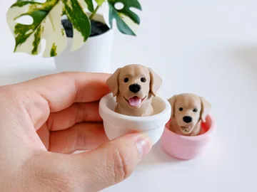 Objeto manipulable: Labrador Pot Clicker — vista de referencia 3