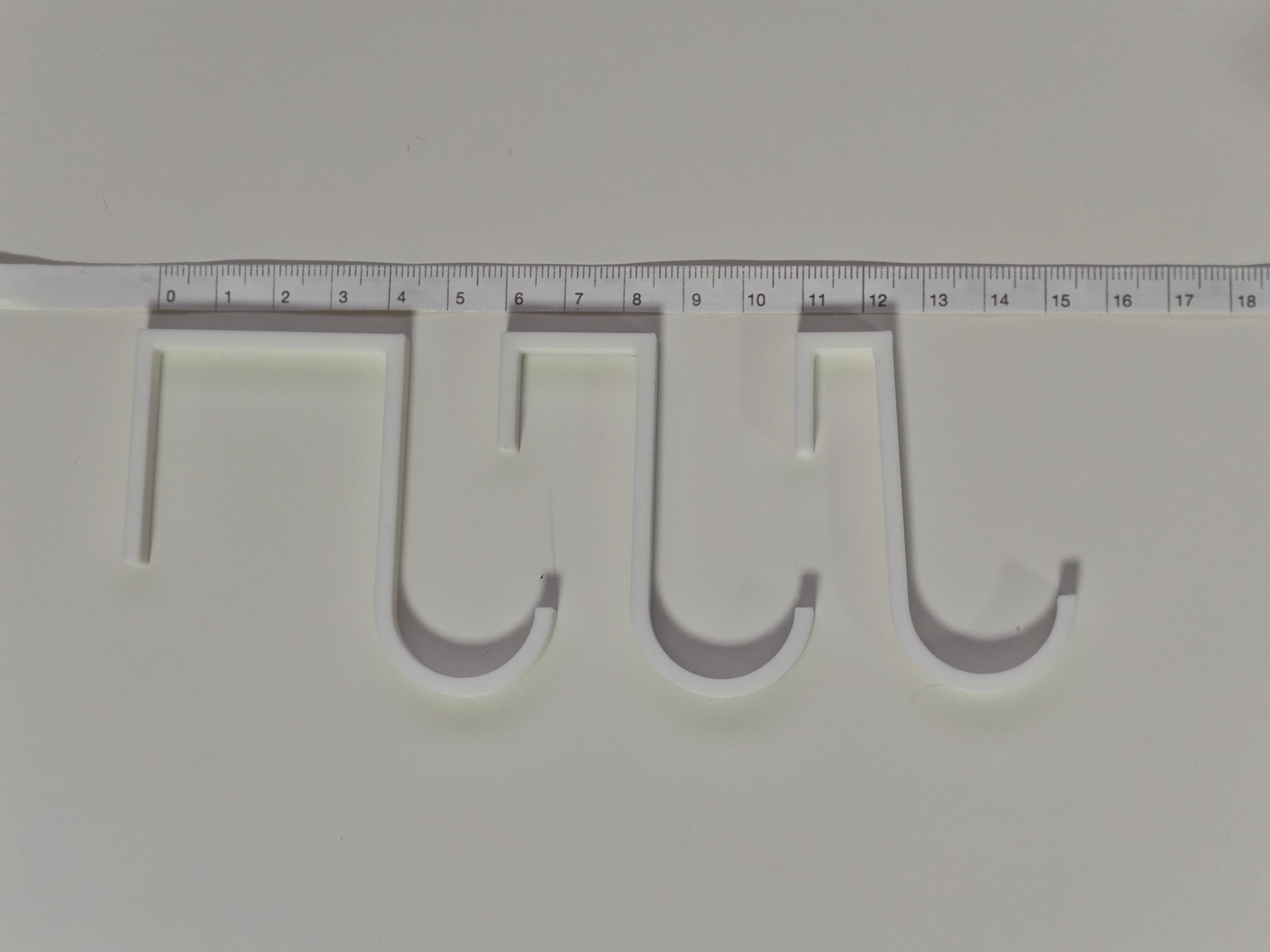 Miniatura 1 do modelo 3D 【可定制】S形门钩 / 方管挂钩