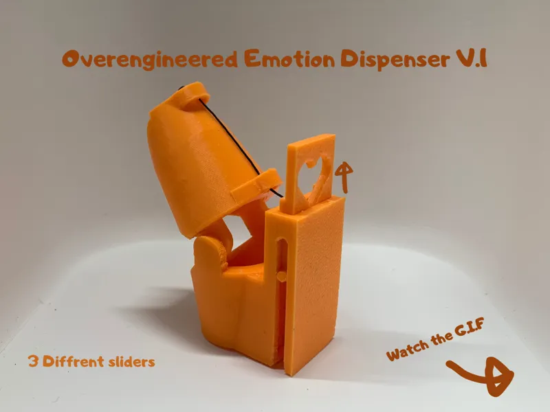 Overengineered Emotion Dispenser