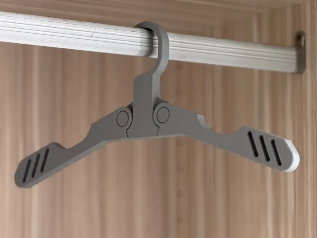 Foldable Clothes Hanger (print-in-place)