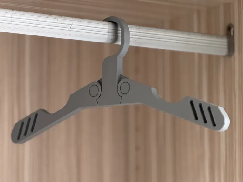 Foldable Clothes Hanger (print-in-place)