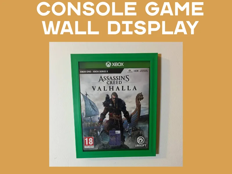 Wall-Mounted Console Game Frame