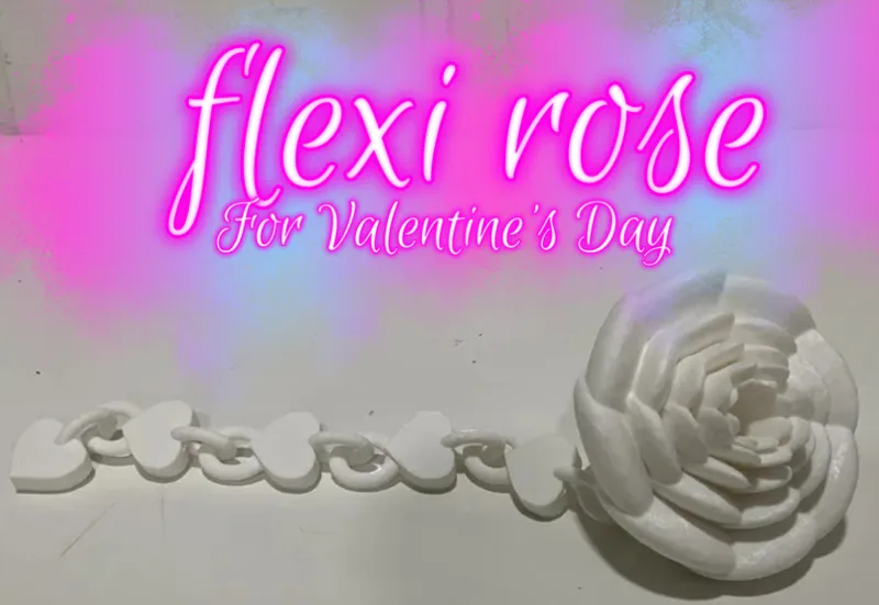 flexi rose for valentines day