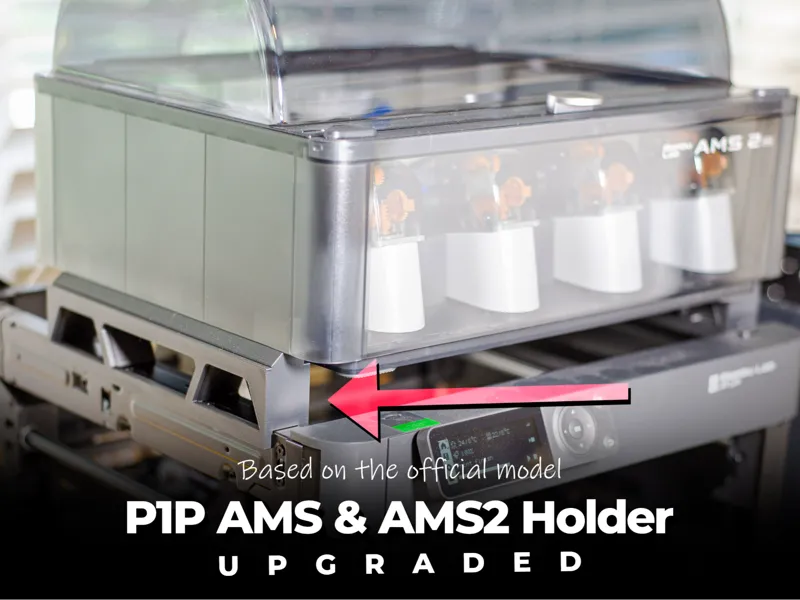P1P AMS & AMS2 Holder UPGRADED