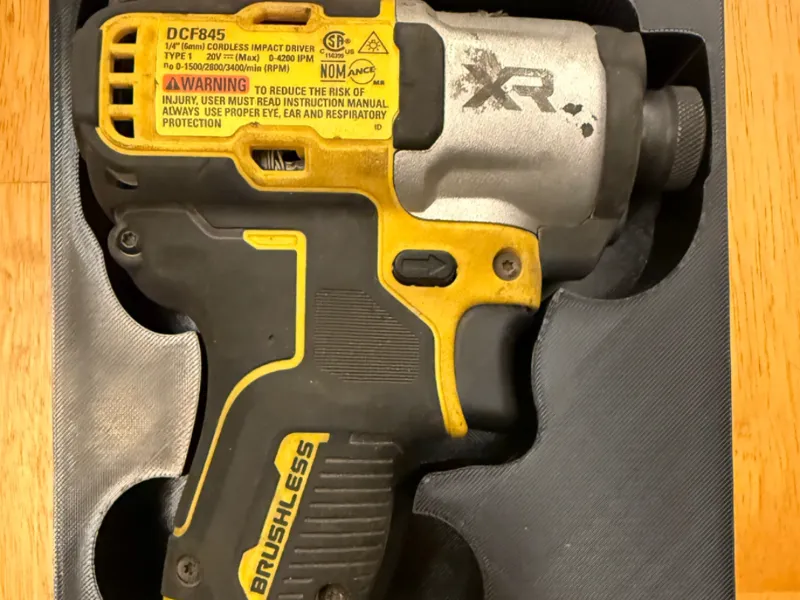 Dewalt DCF845 Impact Driver Gridfinity