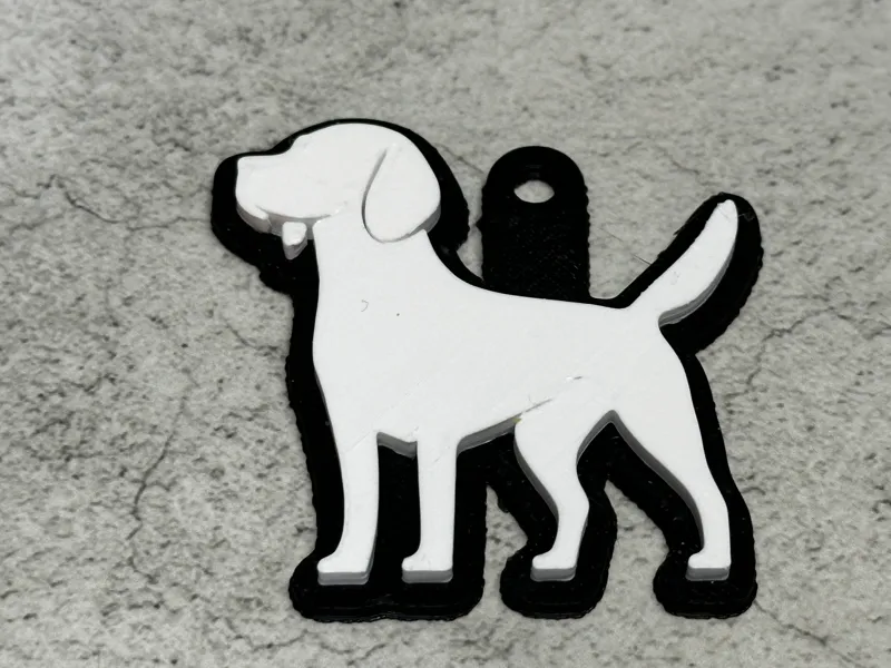 Beagle Keychain
