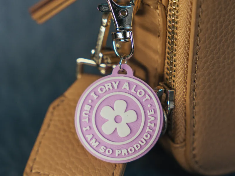 Keychain - I cry a lot but I'm so productive