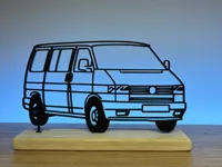 Déco murale silhouette Volkswagen T4 — photo 1