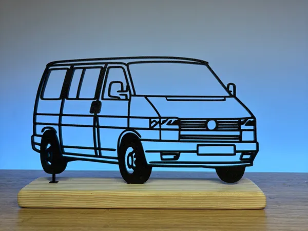 Déco murale silhouette Volkswagen T4