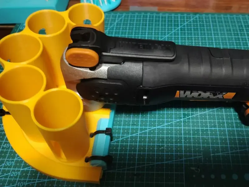 颜料混料器（混料器颜料仓直径32.7mm）适用于WORX（威克士）WX678型万用宝和配套的半圆锯片