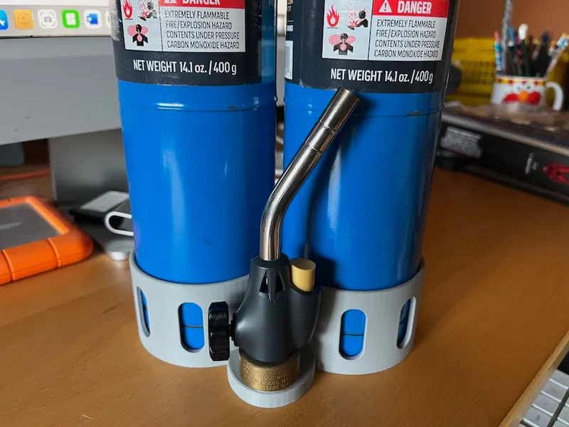 Bernzomatic Dual Tank and Nozzle Holder